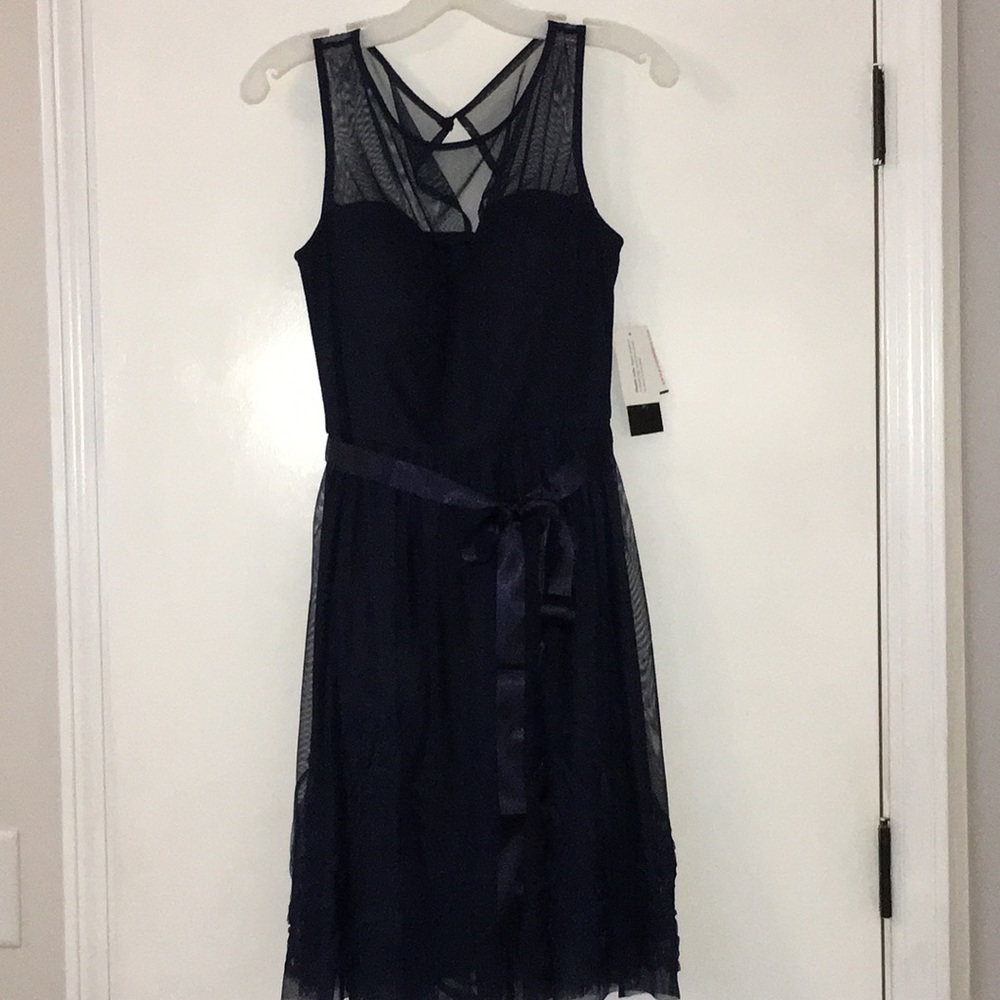 Navy blue dress
